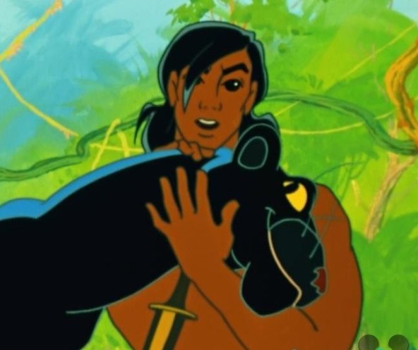 Багира - черная пантера, учитель и друг Маугли