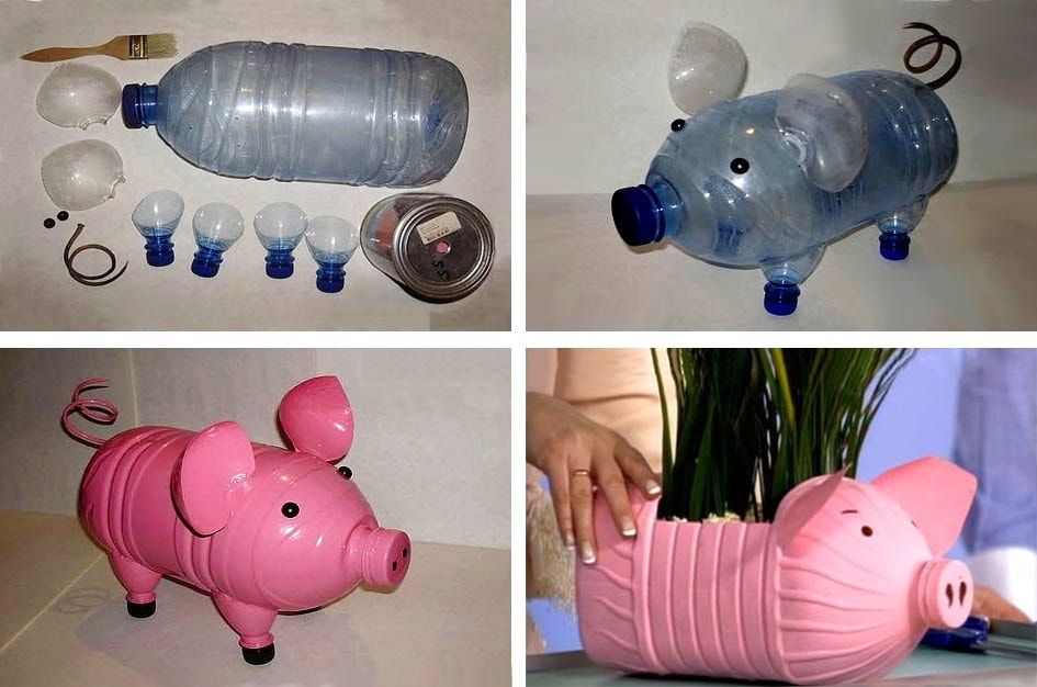 Мастер класс: лягушка из пластиковых бутылок своими руками - пошаговая инструкция