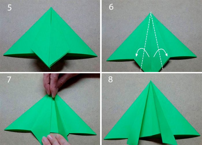 Как сделать простую лягушку из бумаги в технике оригами