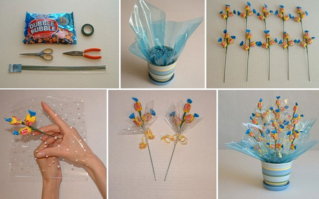 Букет из конфет — инструкция, как сделать своими руками. ТОП-100 фото эксклюзивных идей