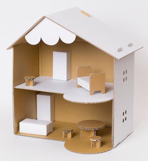 Видеоурок: как сделать домик из бумаги и картона