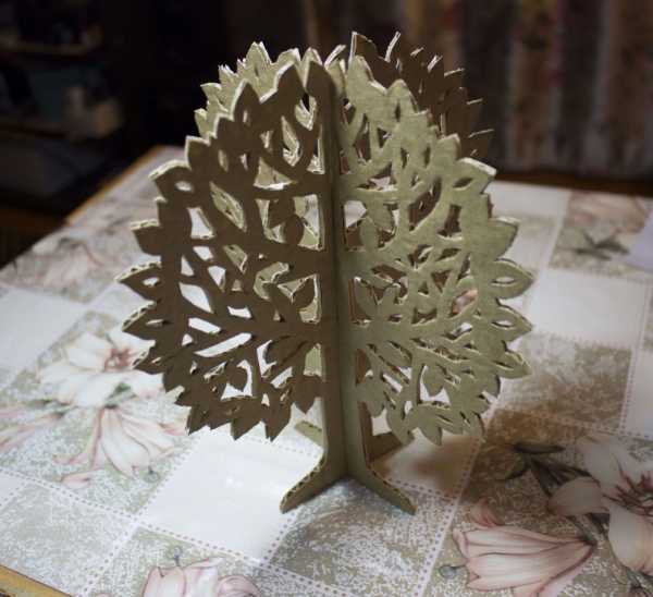 Поделки из картона и бумаги объемное дерево: идеи по изготовлению своими руками (42 фото)
