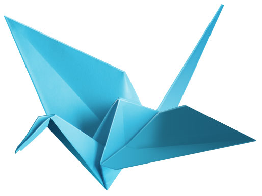 Оригами журавлик необычный (44 фото)