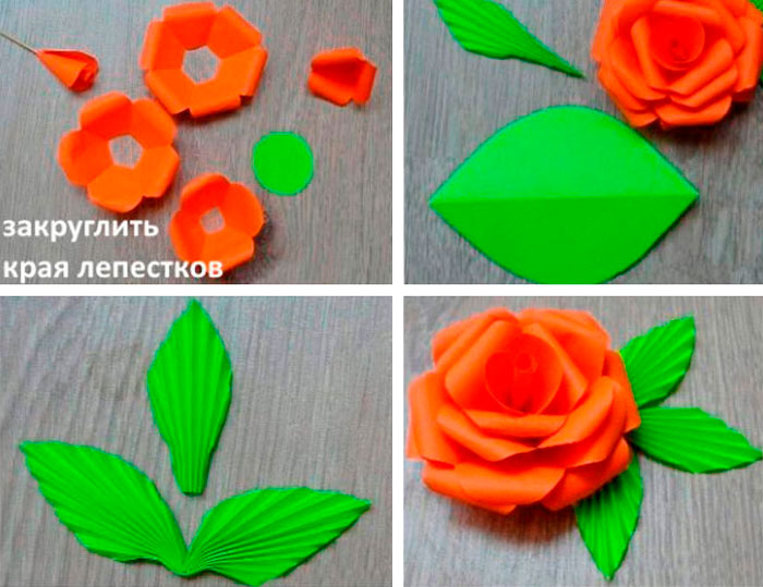 Цветы из бумаги своими руками: 3 простых способа и 22 идеи